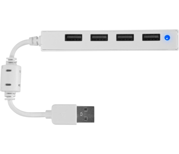 SPEEDLINK SNAPPY SLIM USB Hub, 4x USB 2.0 biały SL-140000-WE - 691098 - zdjęcie 2